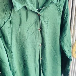 Green Colour Shirt