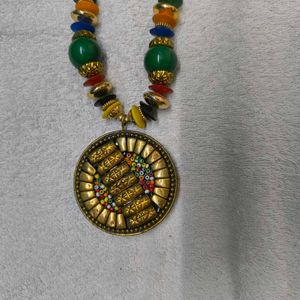 Heavy Traditional Neck Piece With Earring Set