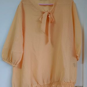 Yellow Casual/Formal Top Size XL