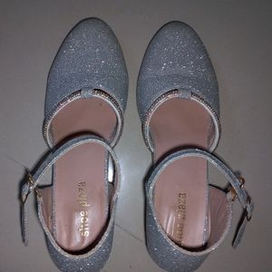 Silver Coloured Footwear