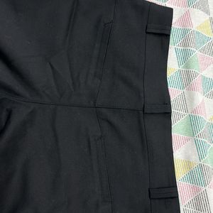 Black Formal Trousers Ankle Length