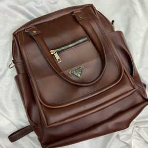 Brown Backpack