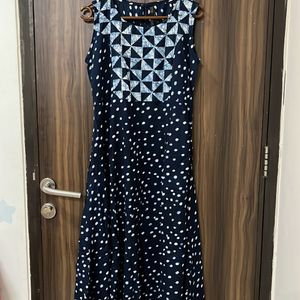 Printed Sleeveless Gown