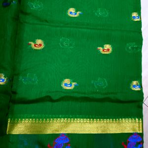 Green Saree