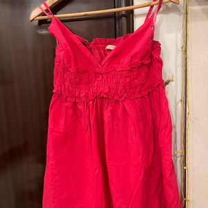 Fuscia Midi Dress