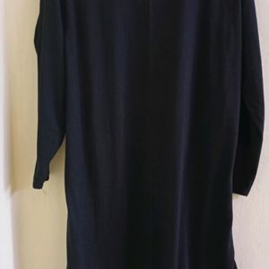 Casual Black Plain Shrug.