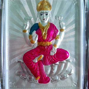 999 Pure Silver Diwali Special Lakshmiji Frame