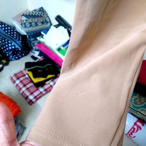 Its Active as well Formal Cream Color Trouser