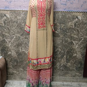 3 Piece  Kurta Plazzo