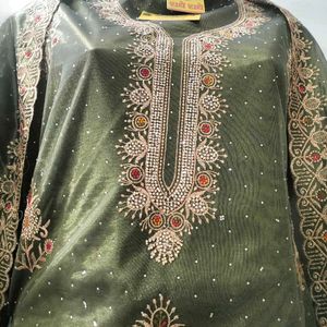 New Standard Pakistani Gown Dress Inpoted Dres