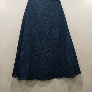 Crop Top With Net Skirt