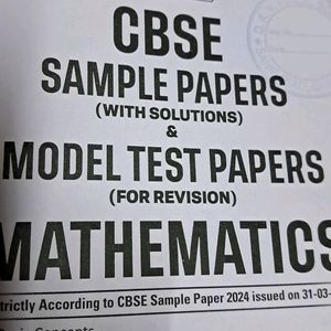 Combo Set Sample Papers Math's &sci