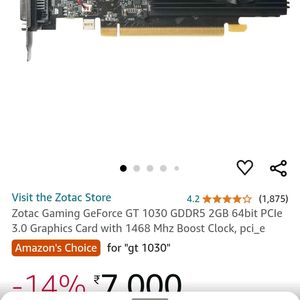 Zotac Nvidia GeForce Gt 1030