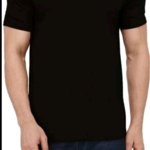 New Men's Casual Black T-Shirt