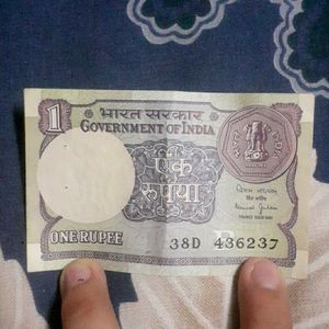 1 Rupee Note Brand New Condition