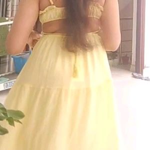 Newme Butter Yellow Dress