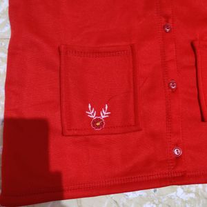 Red Sweater For Women Totally New.