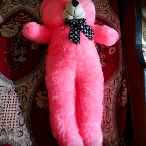 Brand New 90 Cm Teddy Bear With Cover Pink