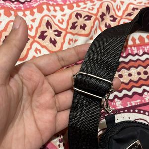 Prada And Savana Black Dupe Sling Bag