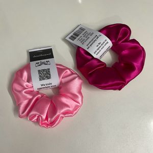 Pink Scrunchies & Hair Claws (Pack of 3)