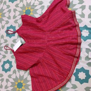 Red XL Peplum Top