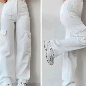 This Is Beautiful White Denim Jeans