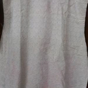 Women White Kurti