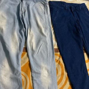 mens blue jeans combo ligjt and dark jenas