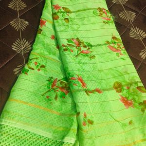 Zari Saree (Green)