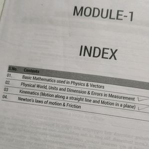 Allen physics Class 11 Module Set 2022 NEET