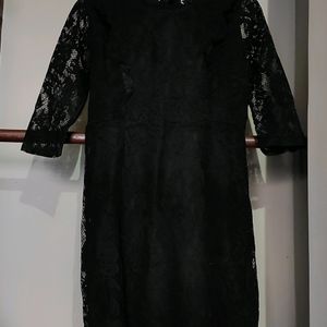 Black Mid-Length Dress