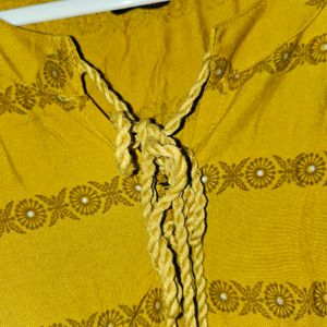 Yellow Kurti For Women