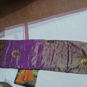 Double Shade Poly Cotton Saree