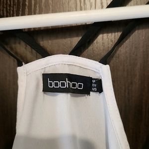 White Boohoo Top, Size- 10