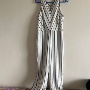 Striped Black And White Jumpsuit From Madame