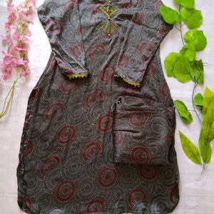 Kurti Patiya Set