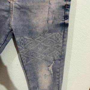 Lv Printed Funky Jeans 👖