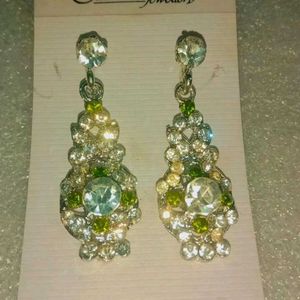 Green Gemstone Earrings