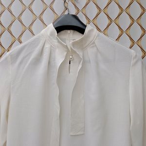 New Korean Ruffled Sleeves Cute Blouson