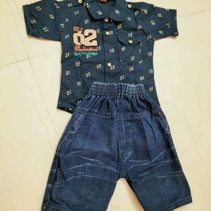 Shirt With bermuda Set