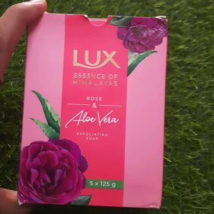 💥 Lux Rose& aloe Vera Soap 125g×5