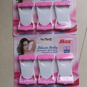 6 Pic Max Hair Removal Razor