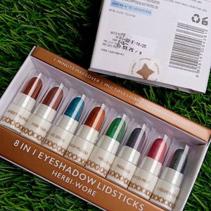 Just Herbs 8 In 1 Eyeshadow Lidstick Kit