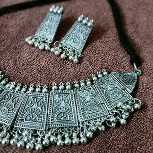 Oxidised Necklace