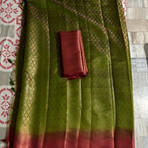 Fixed-Price Drop!!New Pattu  Silk Sare