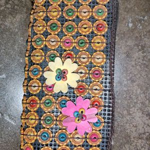 Handmade Beaded Clutch From Goa