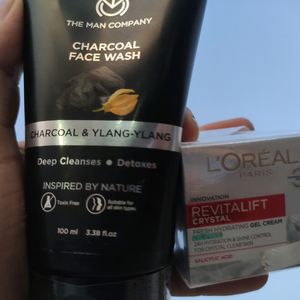 The man company face wash with L'OREAL PARIS Cream