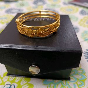 New Gold Plated Bangle Size 2.2
