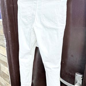 H&M White Denim Euro 38