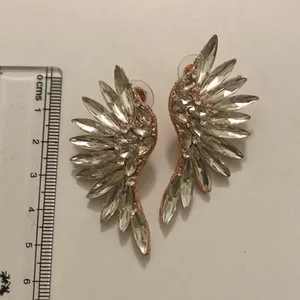 Delicate Angel Wings Stone Earring